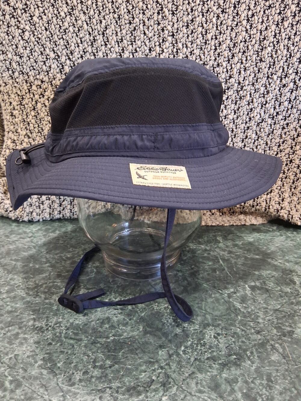 Eddie Bauer Sun Hat Bucket Boonie Vented Adult OS Unisex Lightweight Coolmax